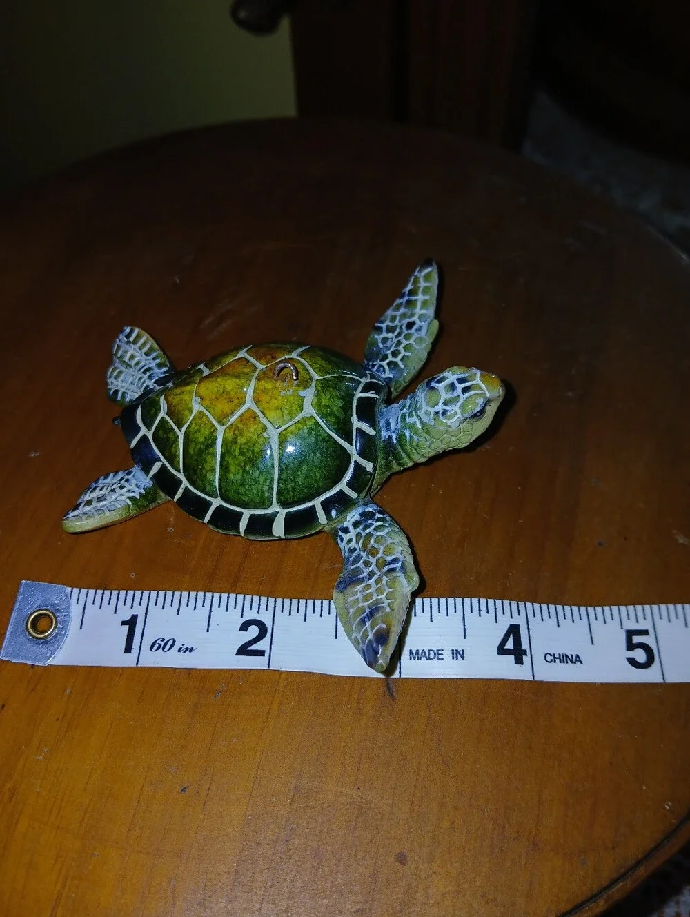 Green Sea Turtle Resin Ornament